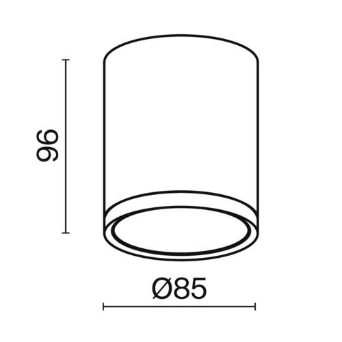 Потолочный светильник Ceiling Hoop, 1xGX53 Белый (Maytoni Technical, C086CM-GX53-MRD-W) - Amppa.ru