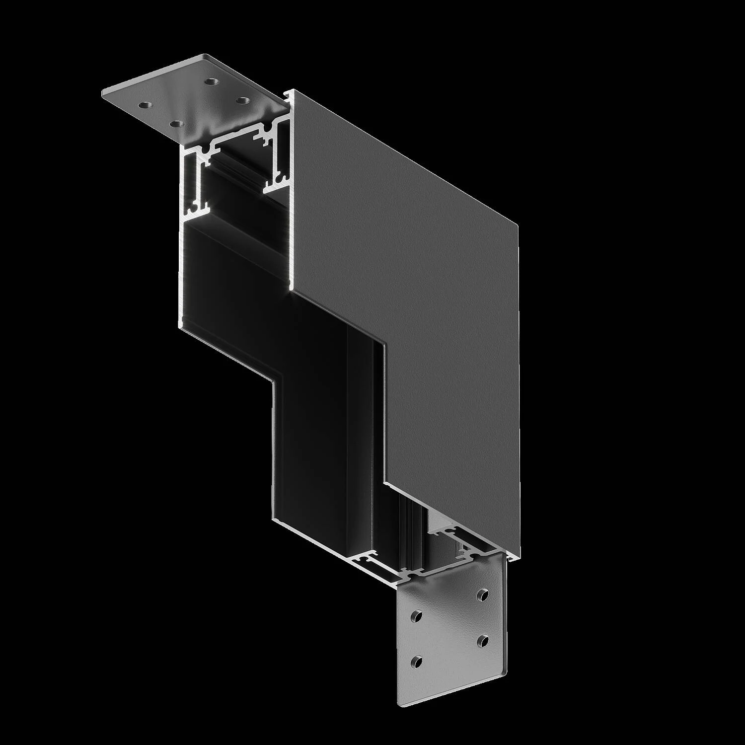 Комплектующие для накладной трековой системы S35, Черный (Maytoni Technical, TRA004ICL-21B) - Amppa.ru