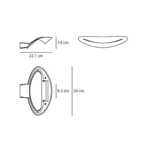 Накладной светильник Artemide 0916040A - Amppa.ru