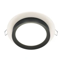 Встраиваемый светильник Downlight Hoop, 1xGX53 Бело-черный (Maytoni Technical, DL086-GX53-RD-WB)