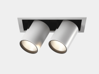 Светильник светодиодный потолочный встраиваемый поворотно-выдвижной, серия SPL, Ч/Б, 25Вт, IP20, Теплый белый (3000К), SPL-SQ2-25-WW, 3400 (00-00003440, DesignLed)