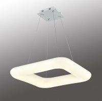 Потолочный светильник Bagel Square, LED 50W, 4000K, Белый матовый (Luxolight, LUX0302310)