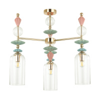 Люстра На Штанге Bizet Classic, 3xE14, Золотой (Odeon Light, 4855/3c)