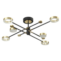 Потолочный Светильник Denzel Midcent, Led, Черный; Античная Бронза (Odeon Light, 4321/55cl)